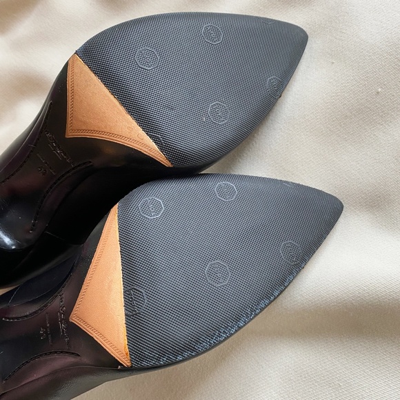 YSL black pumps with gold toe, size 41 - Picture 5 of 9